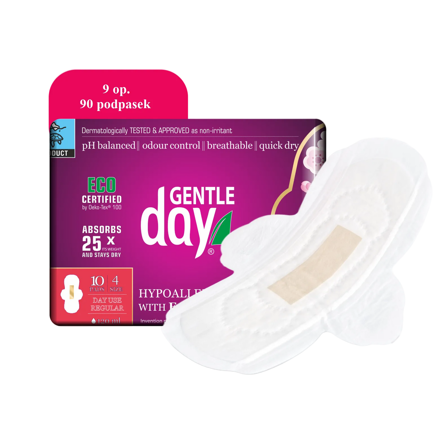 Zestaw podpasek na dzień, 9 op