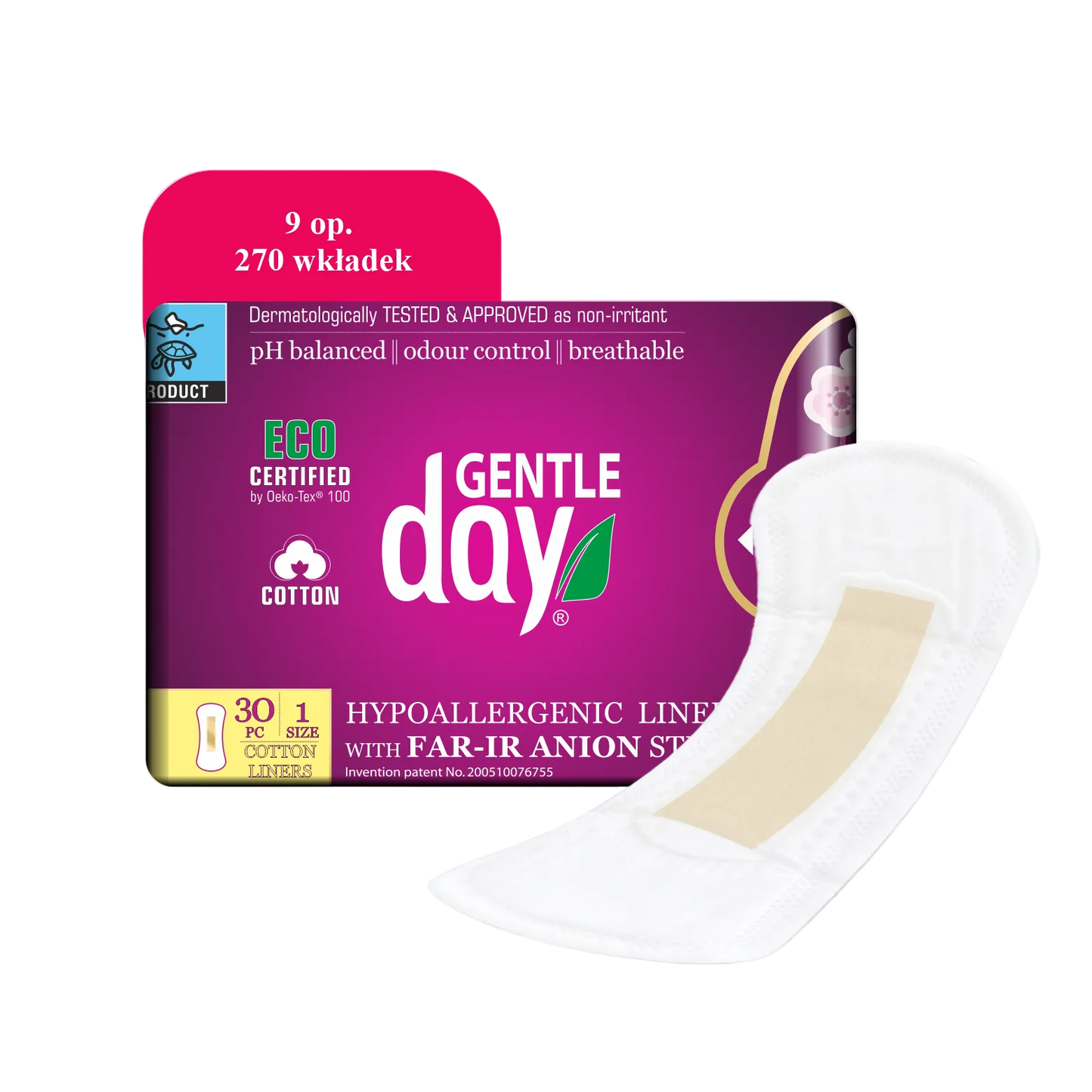 Zestaw wkładek na co dzień 9 op