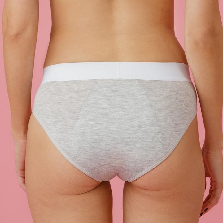 okres majtki wielorazowe majtki menstruacyjne bielizna majtki menstruacyjne bikini grey genial day gentle day