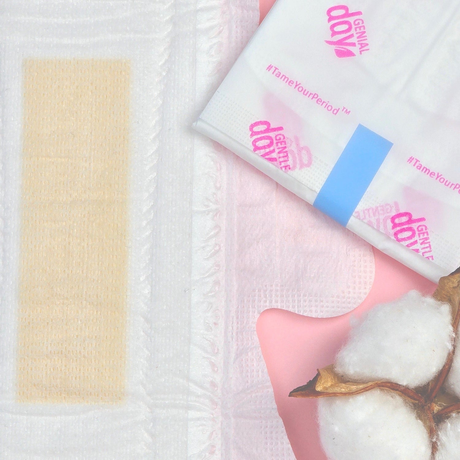 Gentle Day pad with cotton