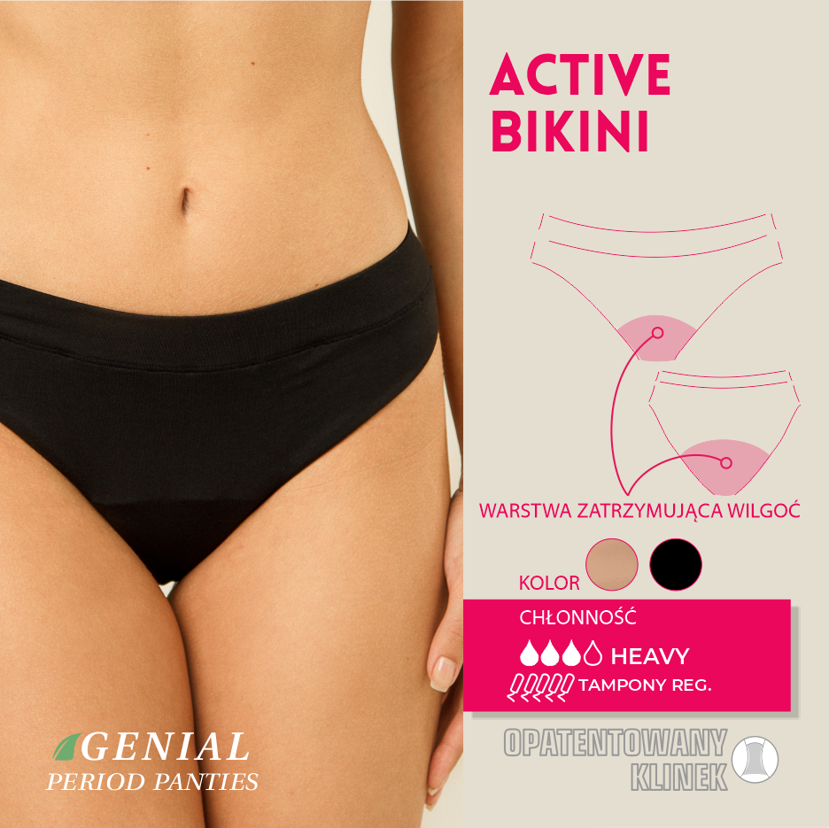 Majtki menstruacyjne Active Bikini
