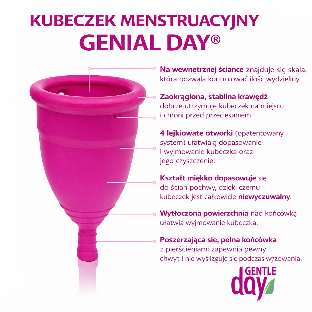 Kubeczek menstruacyjny Genial Day®
